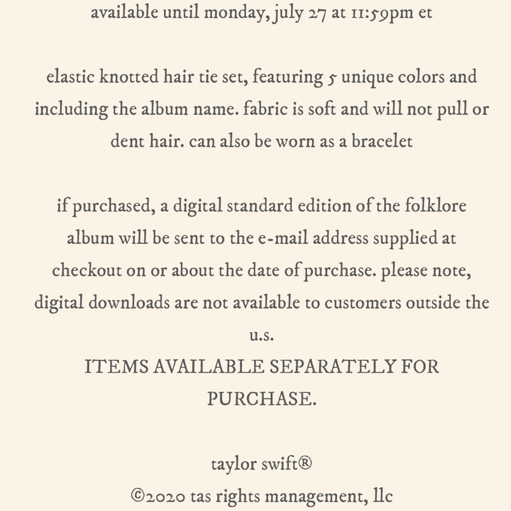 BUNDLE of 9 taylor swift scrunchies set hair ties - Picture 5 of 16